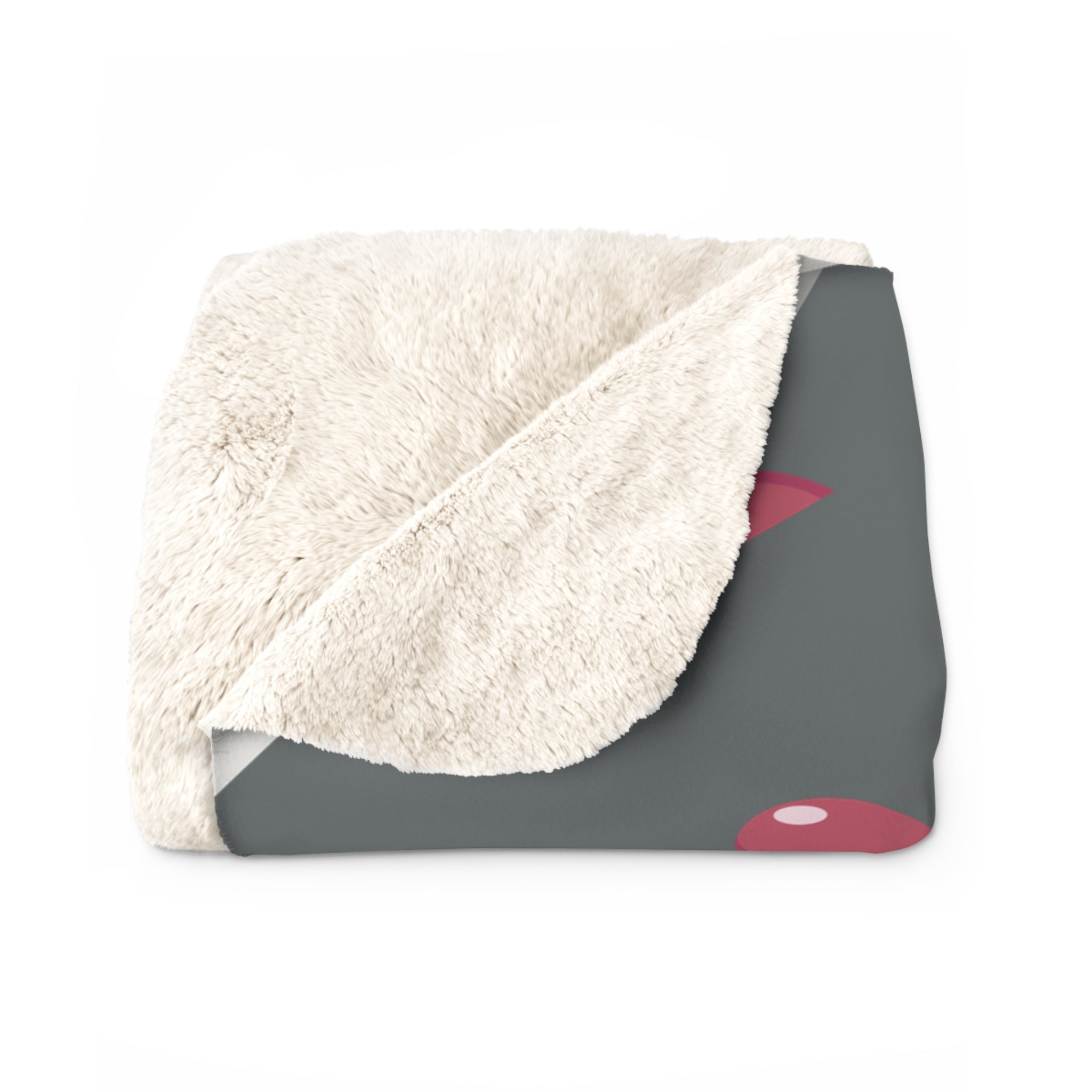 Valentine Hearts/Sherpa Fleece Blanket - Enet Images