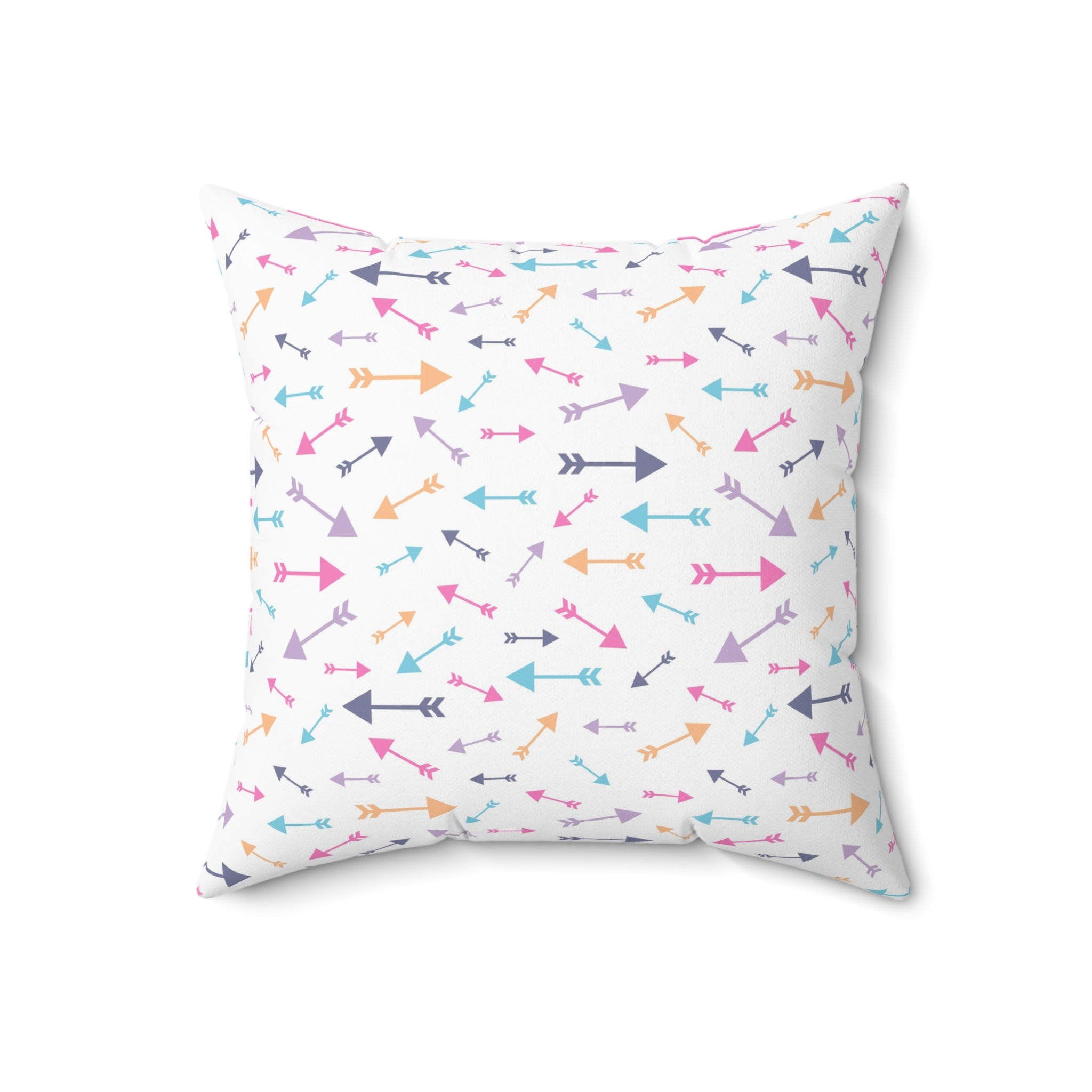 Valentine arrows/Spun Polyester Square Pillow - Enet Images