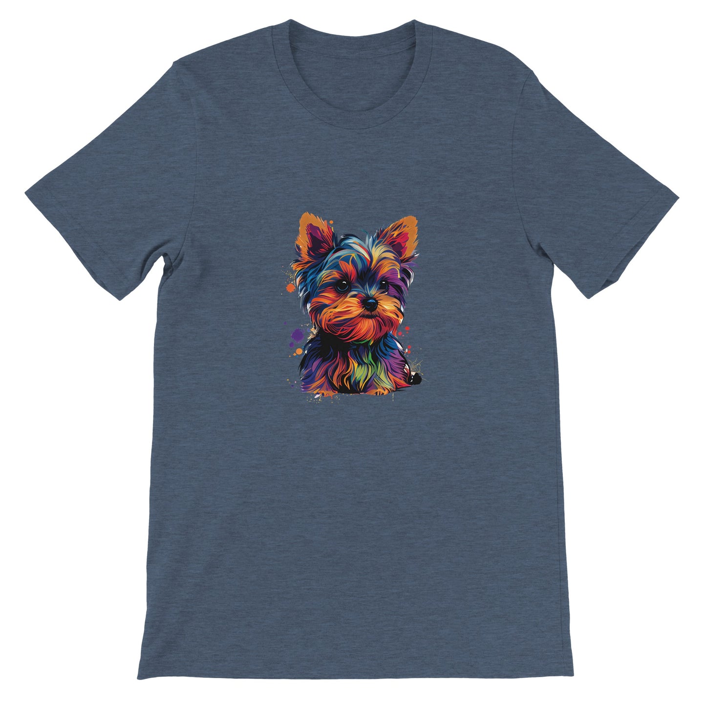 Budget Unisex Crewneck T-Shirt/Yorkie-Bunt