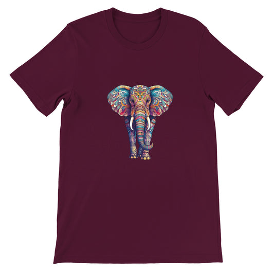 Budget Unisex Crewneck T-shirt/Elephant-Art