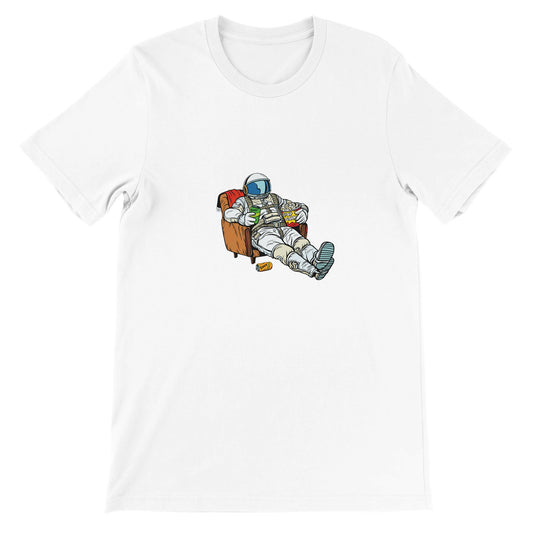 Budget Unisex Crewneck T-Shirt/Astronaut-Entspannen