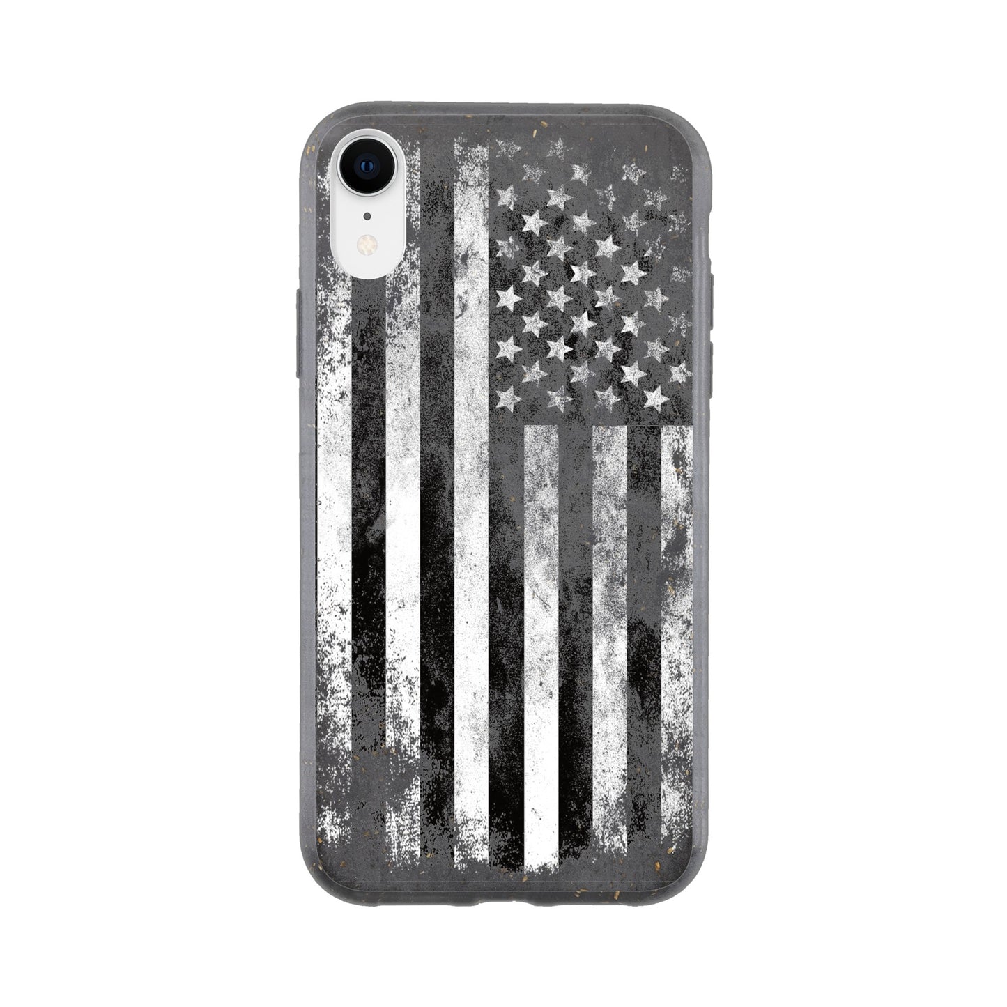 I-Phone Bio case/US-Vintage-Flag-BW