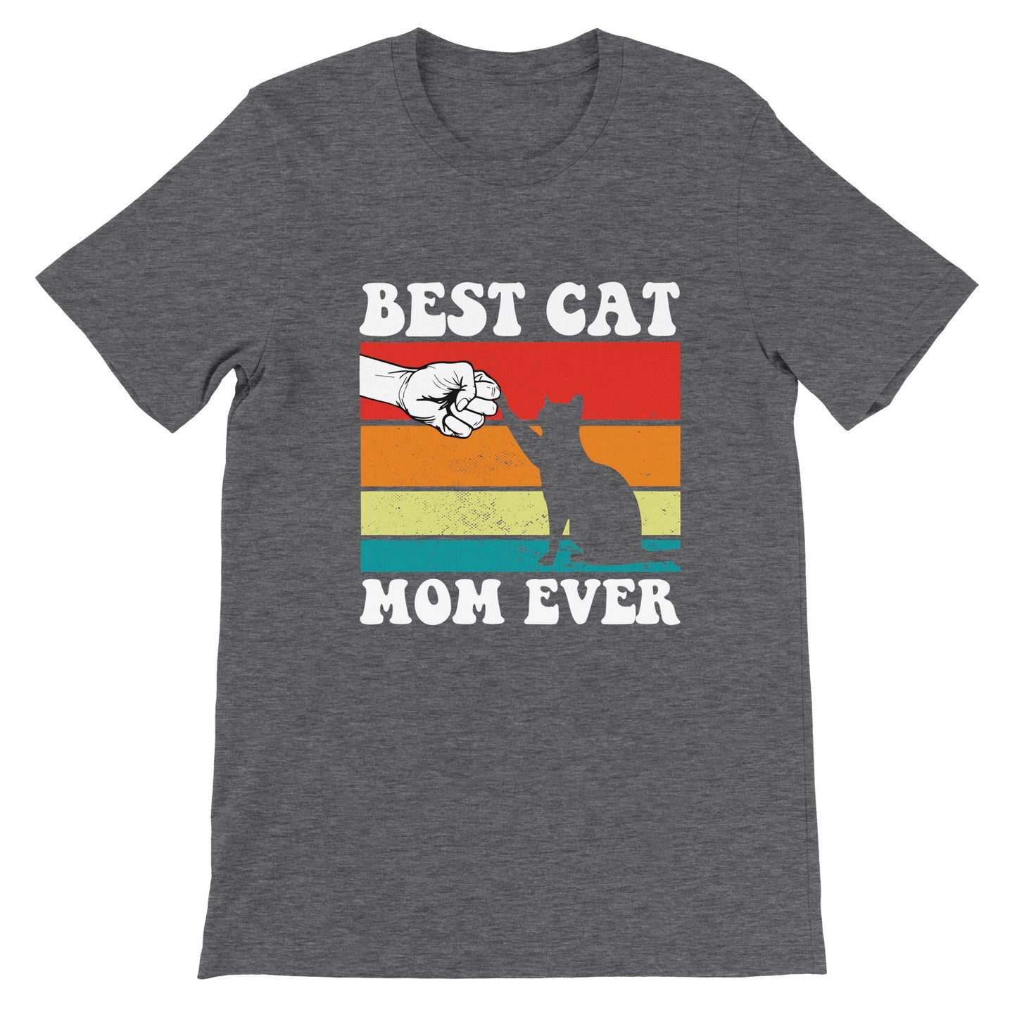 Budget Unisex Crewneck T-shirt/Best-Cat-Mom-Ever