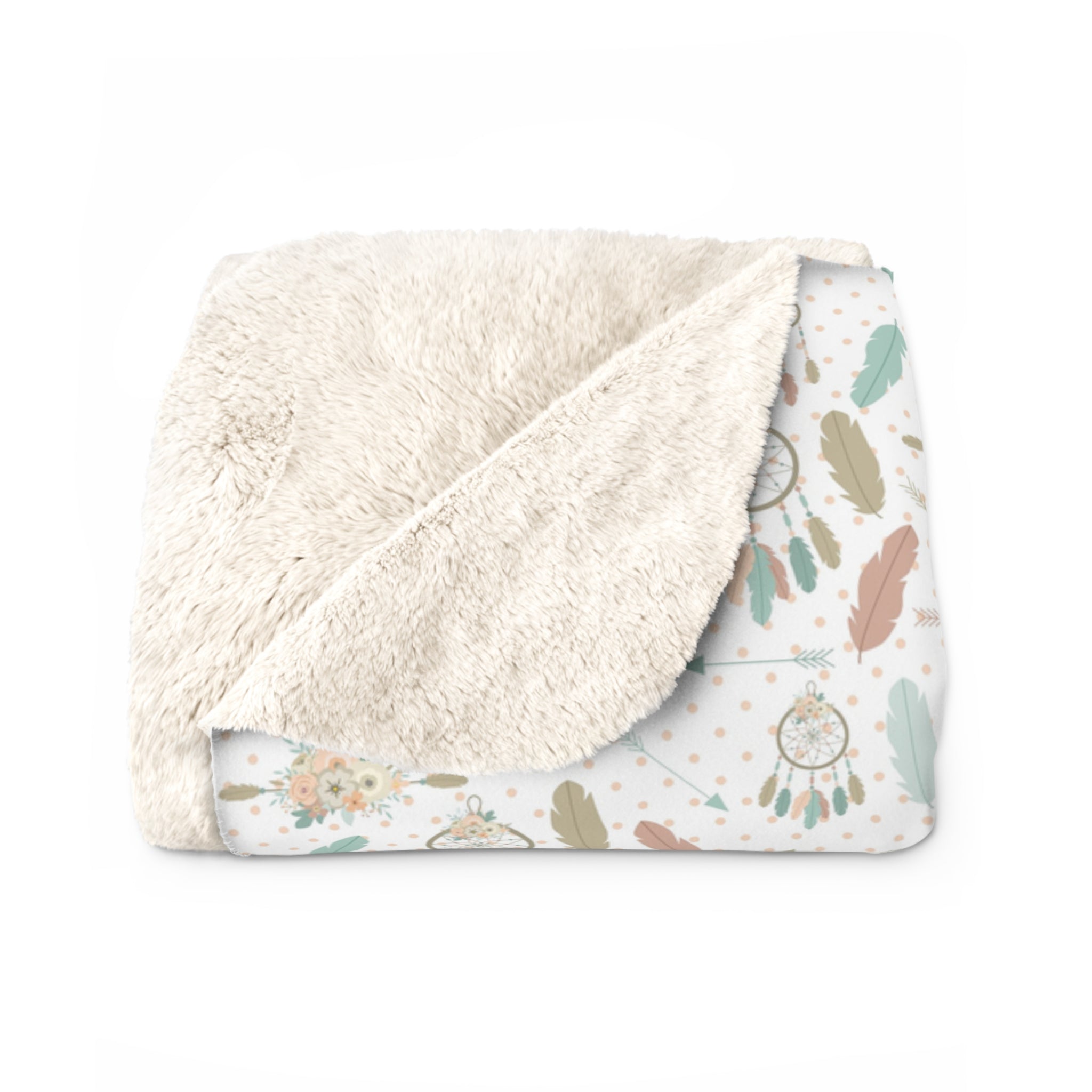 Boho Picks/Sherpa Fleece Blanket - Enet Images