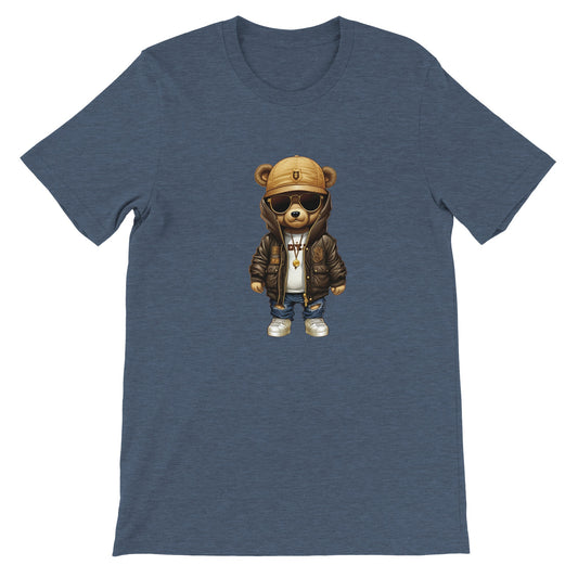 Budget Unisex Crewneck T-shirt/Teddy-Bear-Hip-Hop