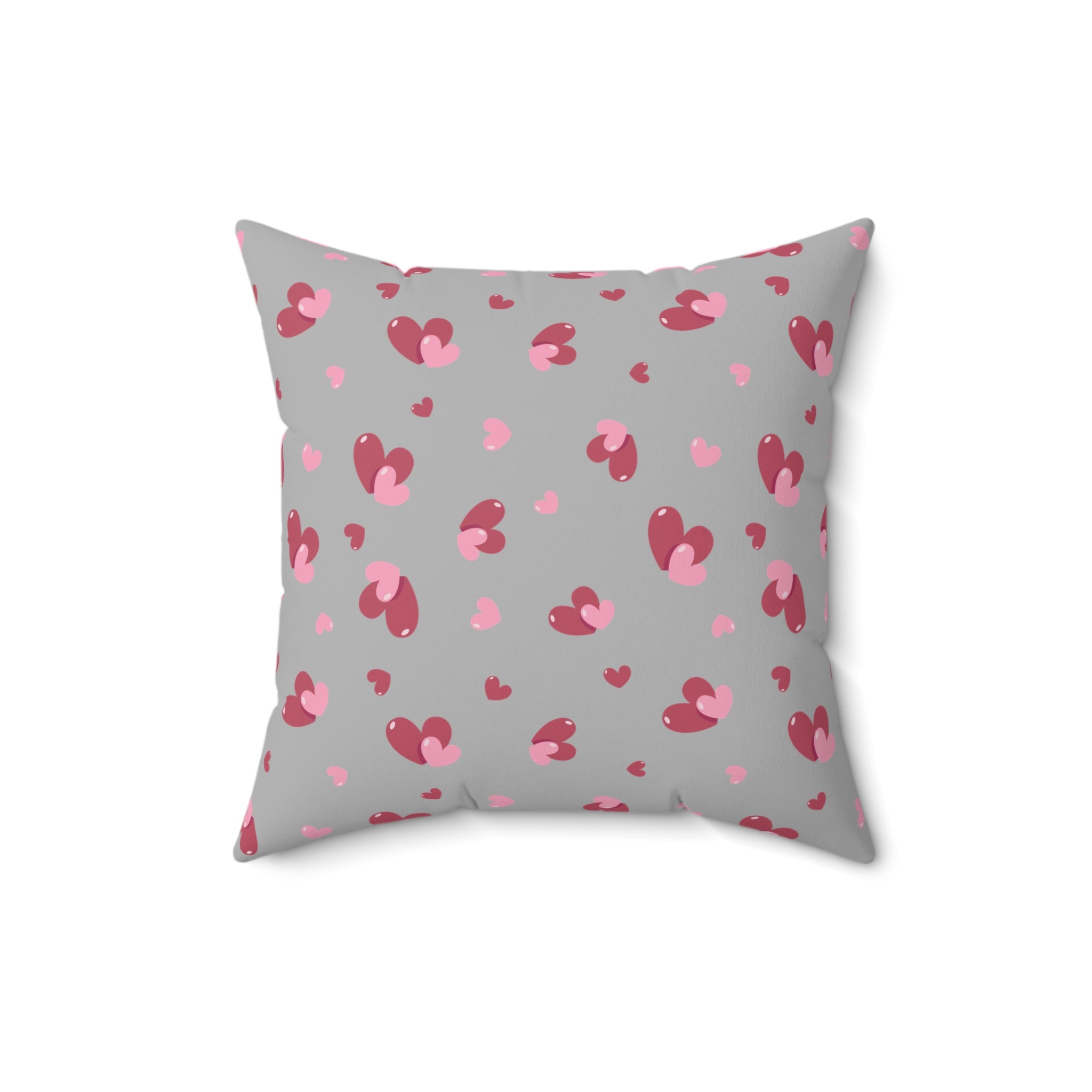 Valentine Hearts/Spun Polyester Square Pillow - Enet Images