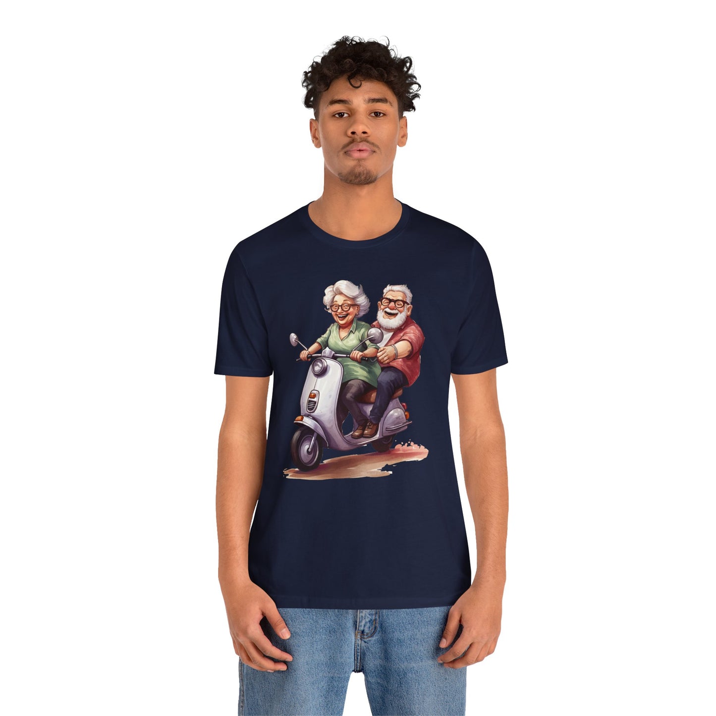 Budget Unisex Crewneck T-shirt/Grandparents-Vespa