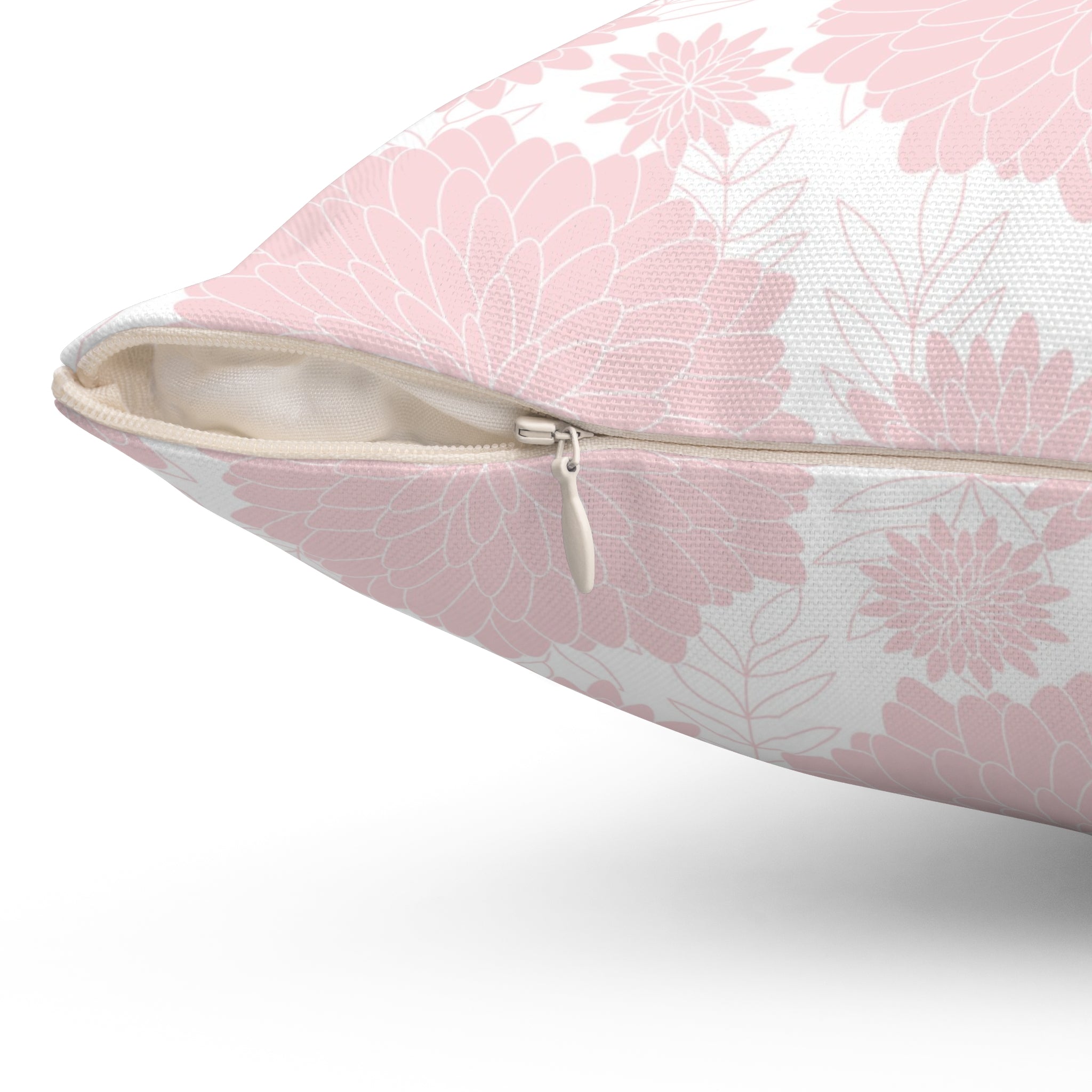 Valentine Pink Pattern/Spun Polyester Square Pillow - Enet Images