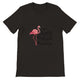 Budget Unisex Crewneck T-shirt/Flamingo-Pigeons - Enet Images