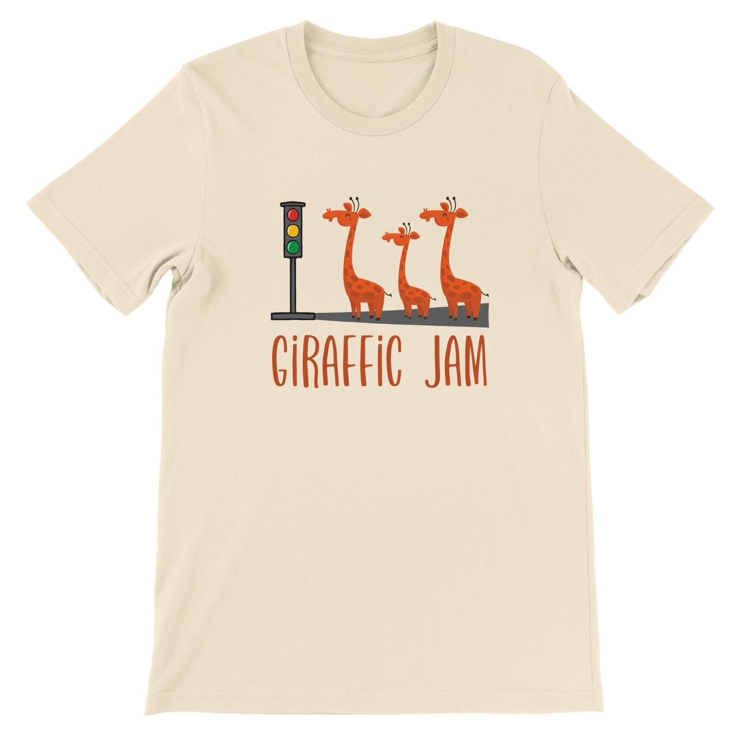 Budget Unisex Crewneck T-shirt/Giraffic-Jam