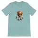 Budget Unisex Crewneck T-shirt/Creepy-Robot-Halloween - Enet Images