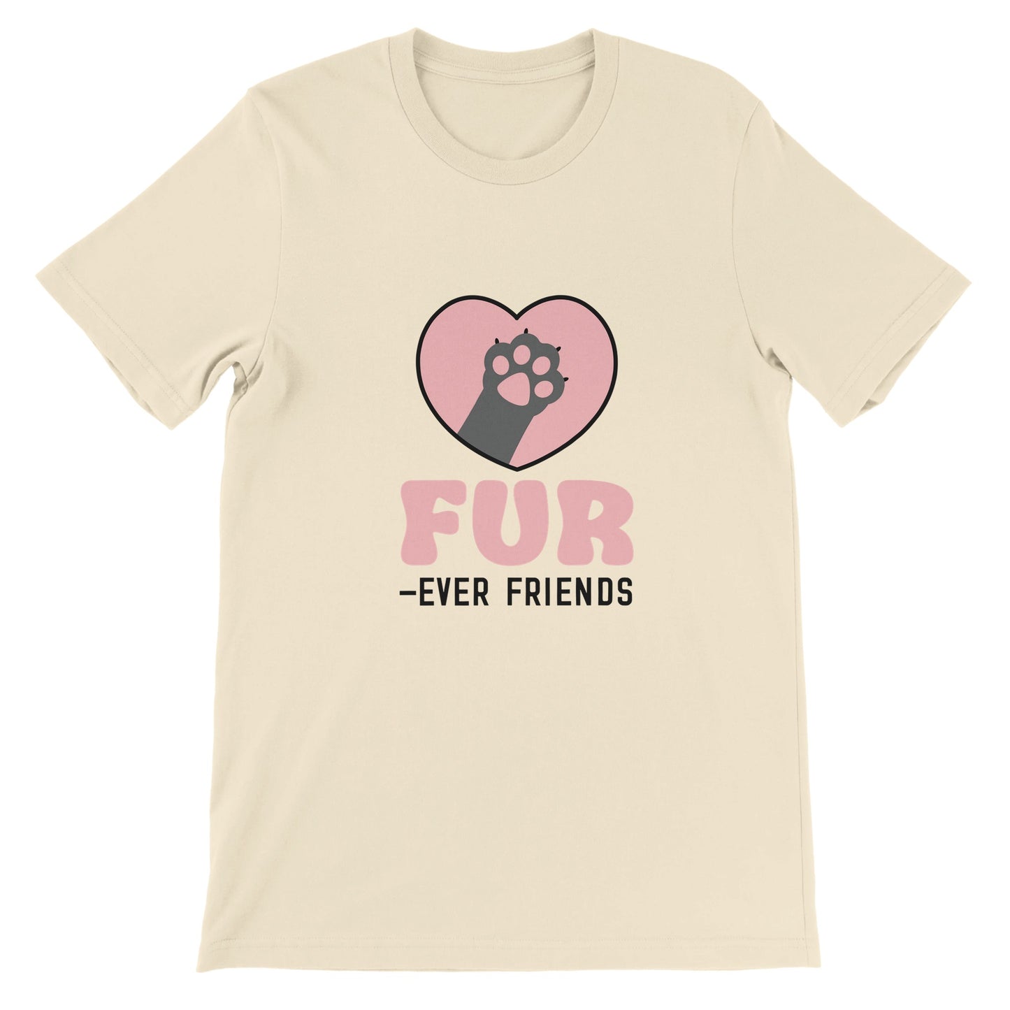 Budget Unisex Crewneck T-shirt/Fur-Ever-Friends