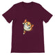 Budget Unisex Crewneck T-shirt/Funny-Cat-Peeking - Enet Images