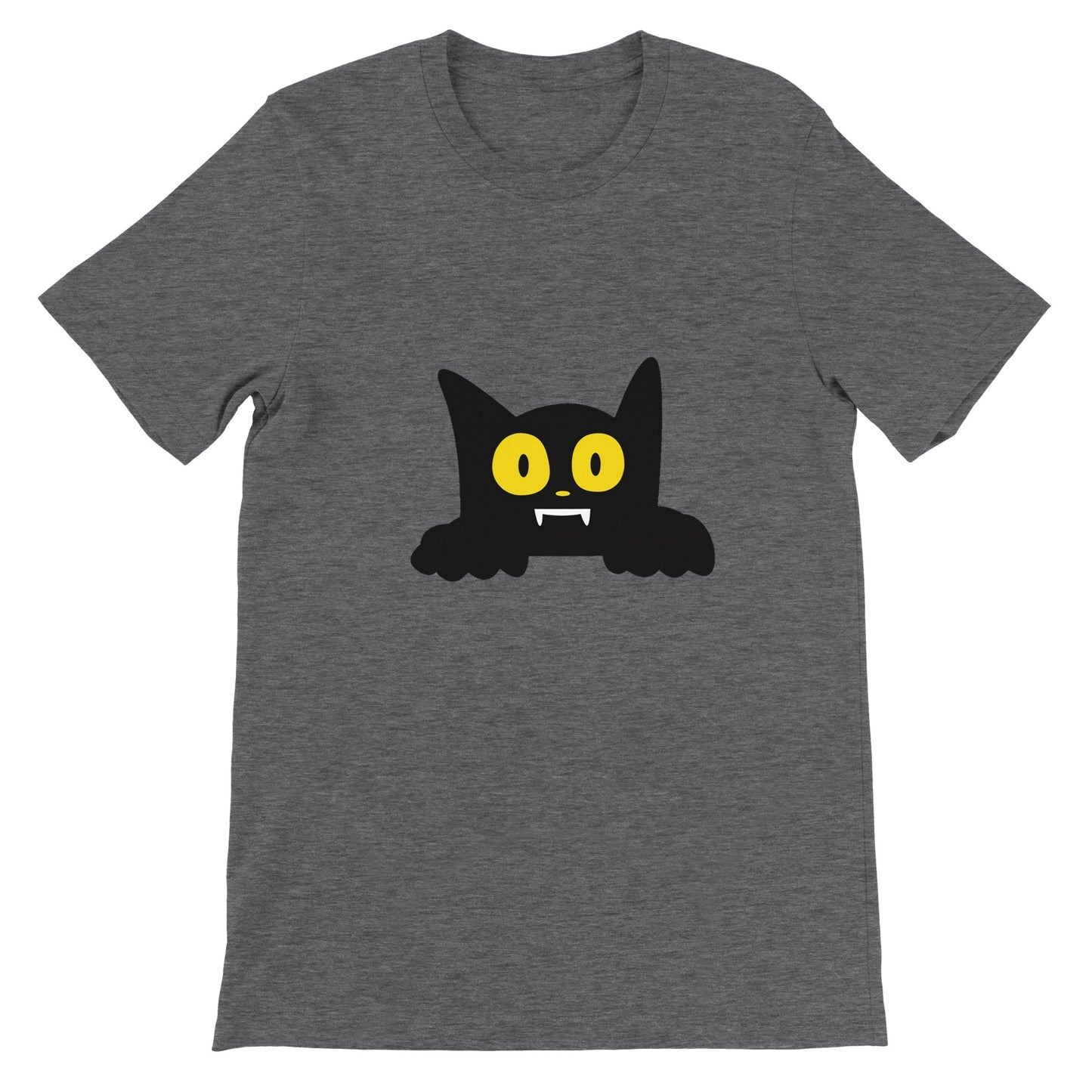 Budget Unisex Crewneck T-shirt/Cat-Halloween