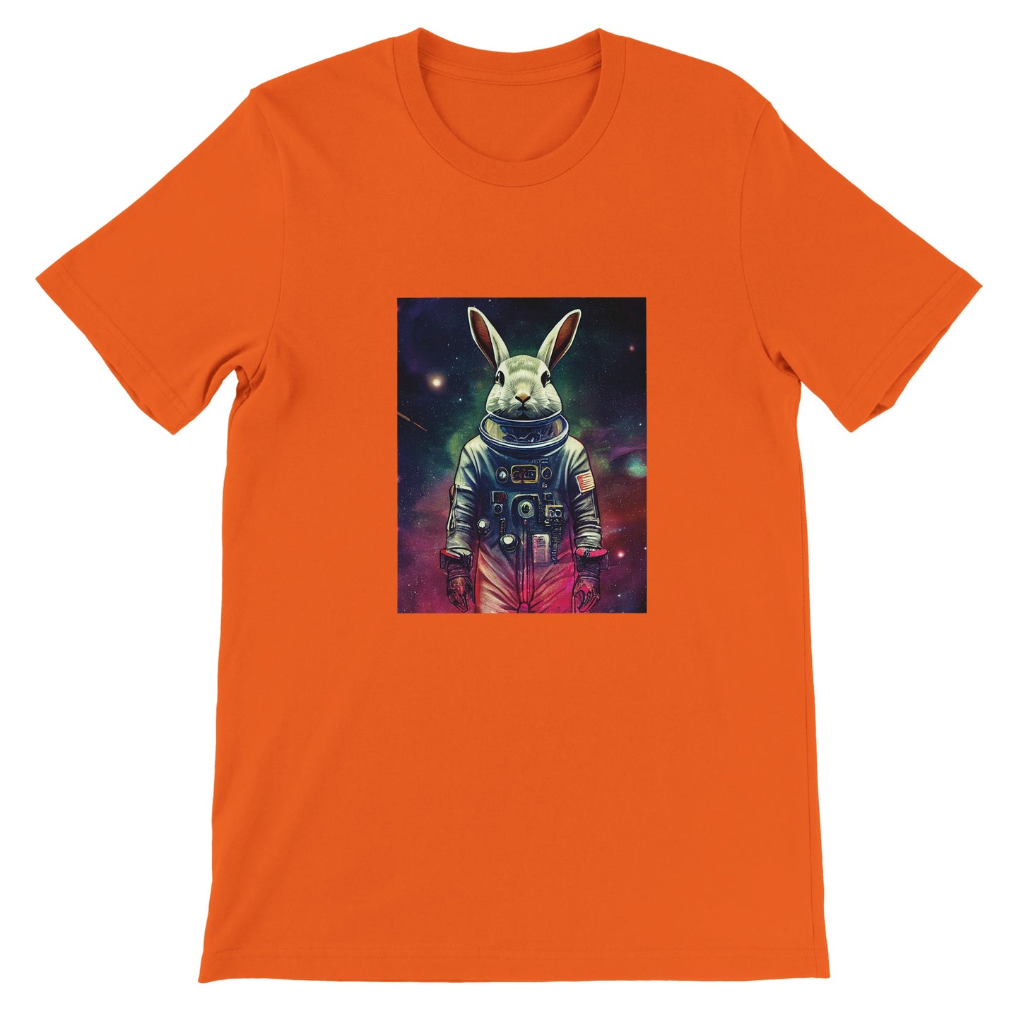 Budget Unisex Crewneck T-shirt/Rabbit-Astronaut