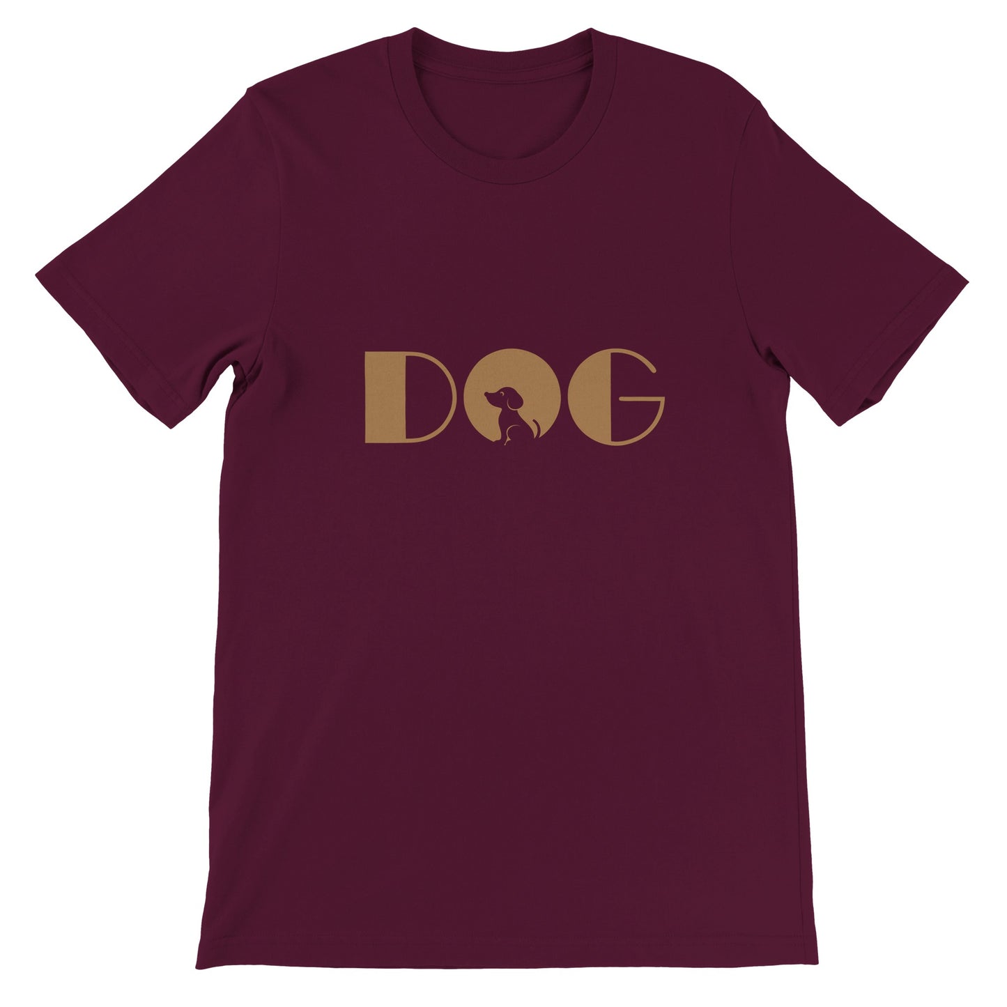 Budget Unisex Crewneck T-Shirt/Hund-Gold