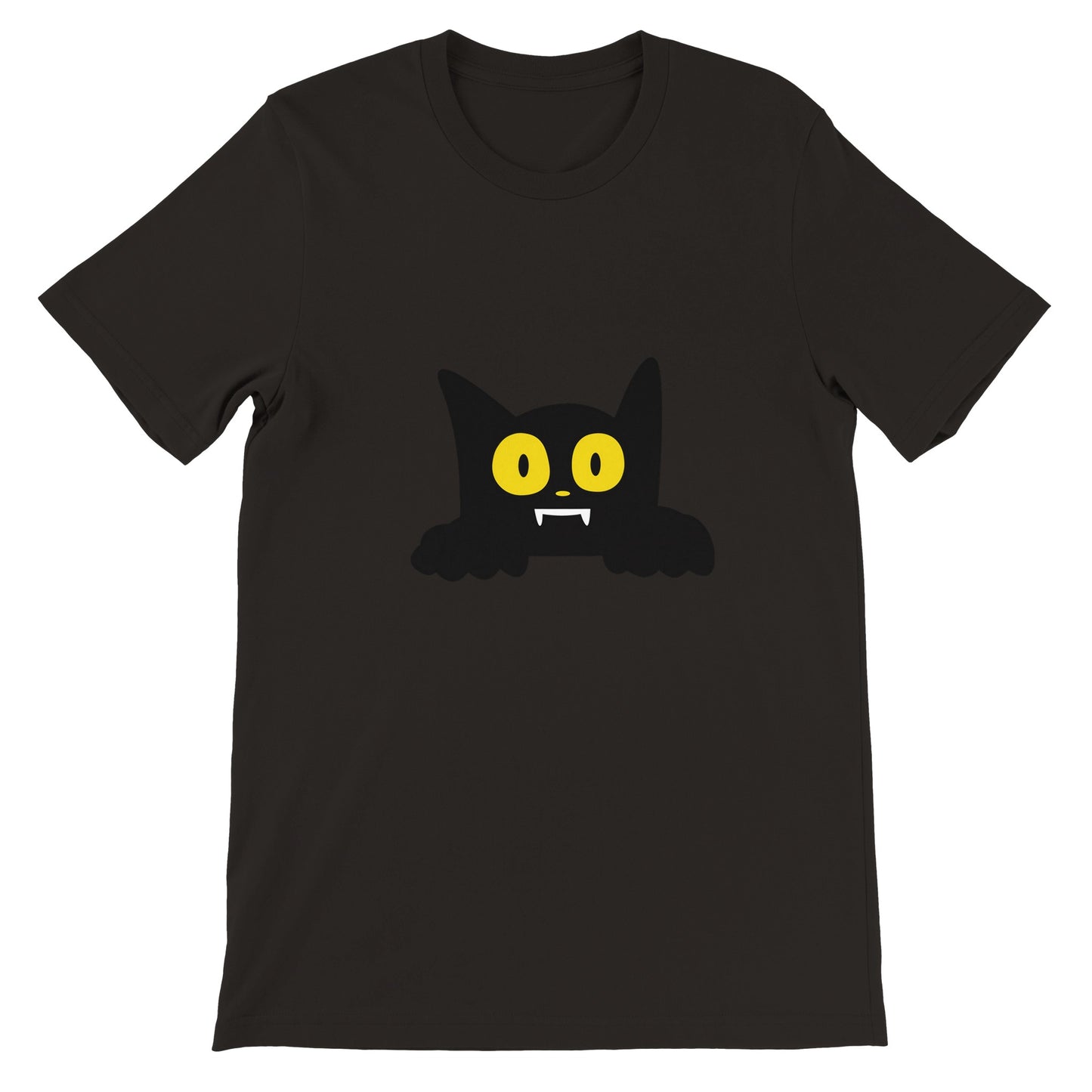 Budget Unisex Crewneck T-shirt/Cat-Halloween