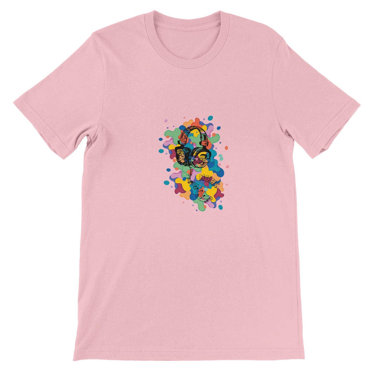 Budget Unisex Crewneck T-Shirt/Musikfarbe