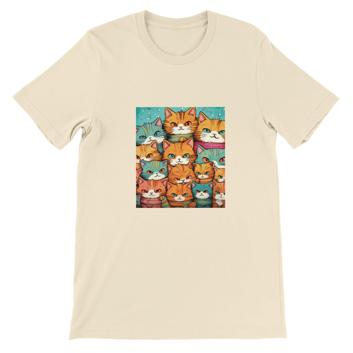 Budget Unisex Crewneck T-shirt/Crowd-Of-Cats