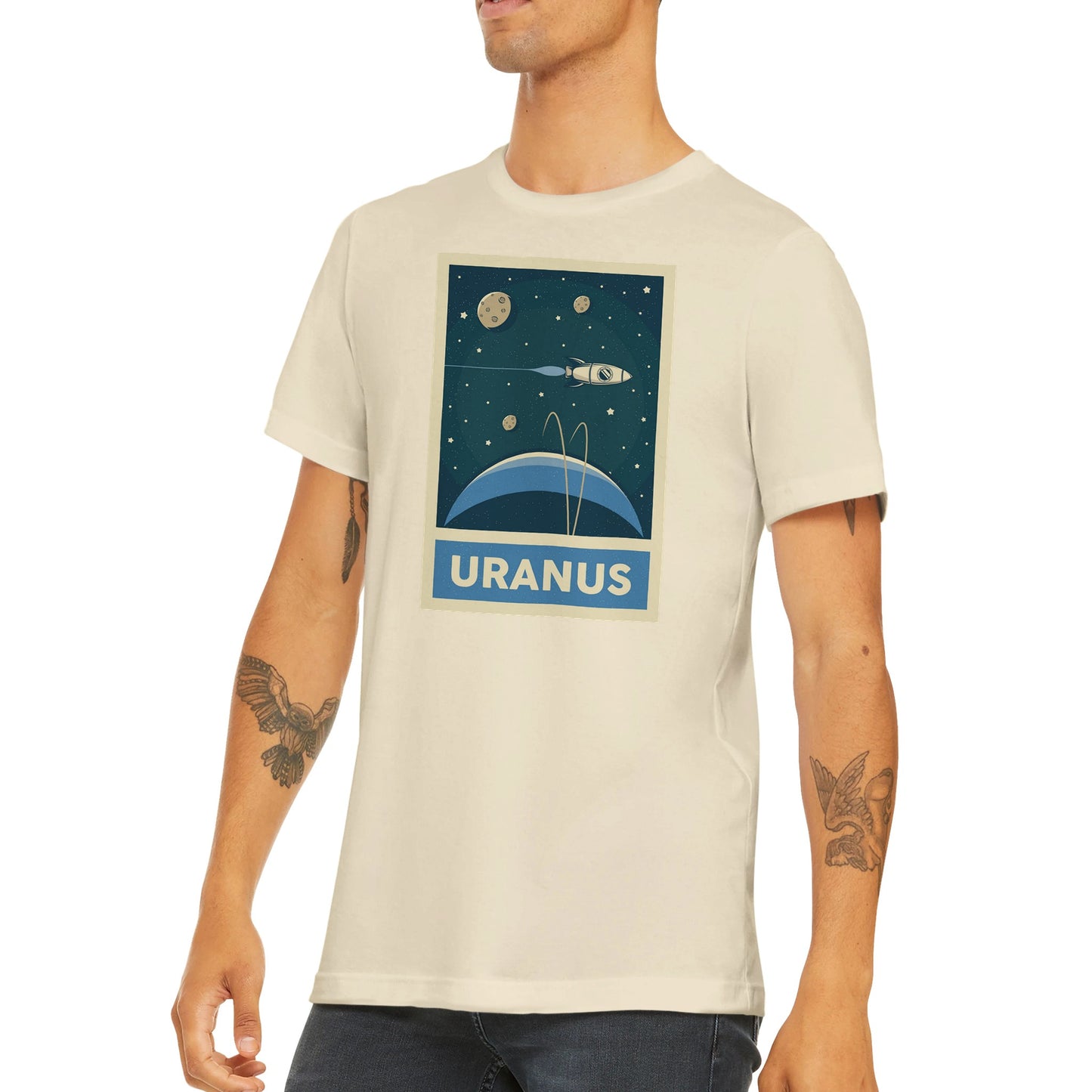 Budget Unisex Crewneck T-shirt/Uranus