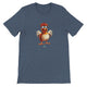 Budget Unisex Crewneck T-shirt/Funny-Chicken - Enet Images