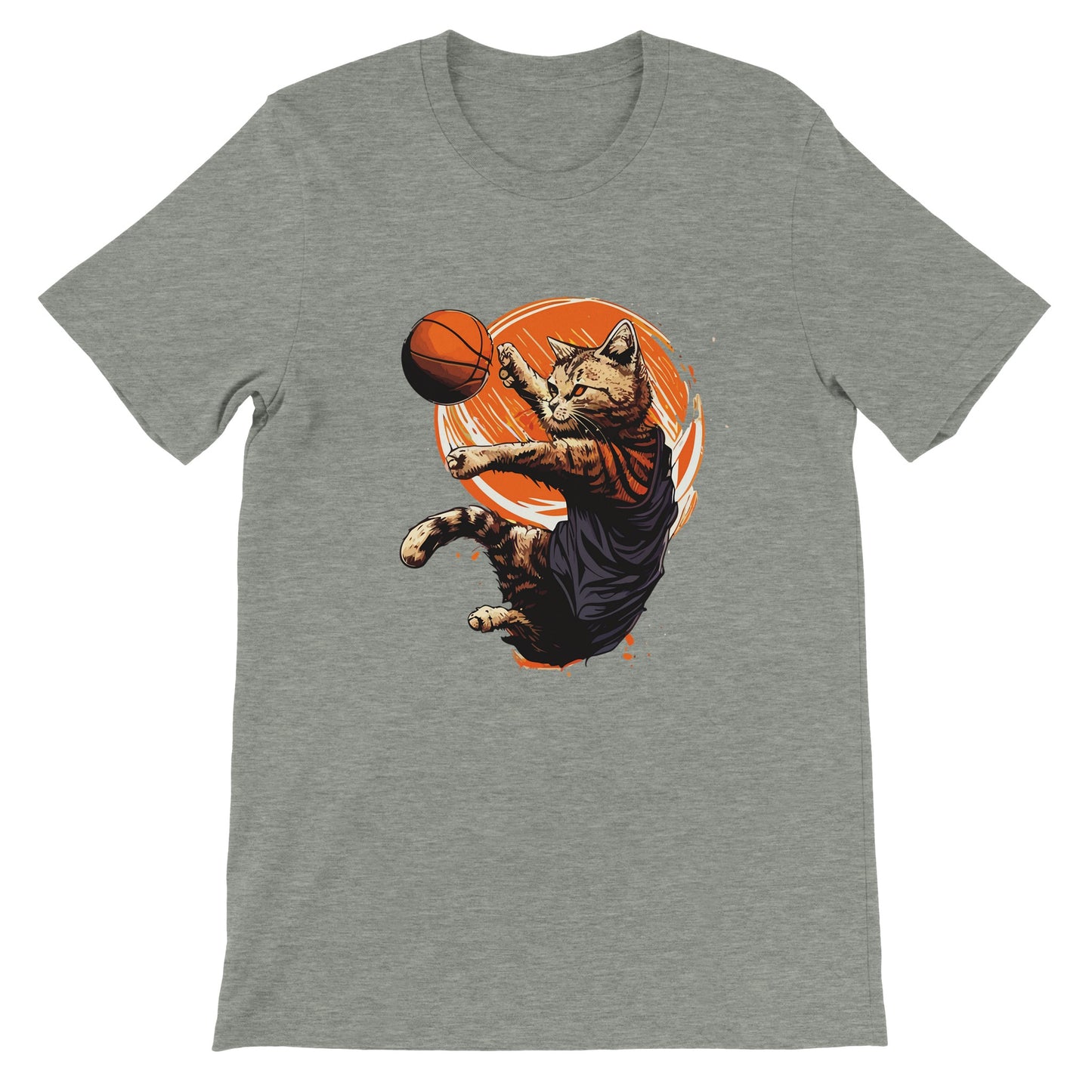 Budget Unisex Crewneck T-shirt/Cat-Basket