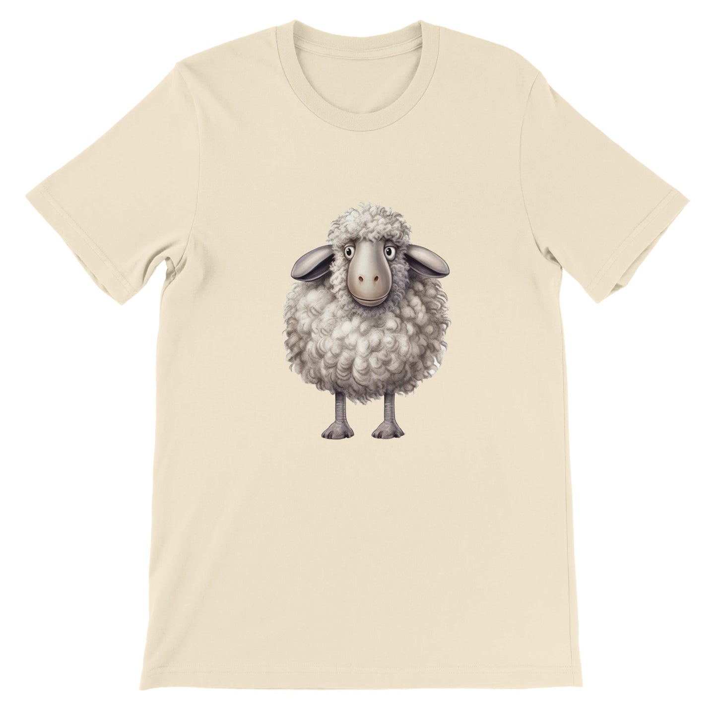 Budget Unisex Crewneck T-shirt/Sheep