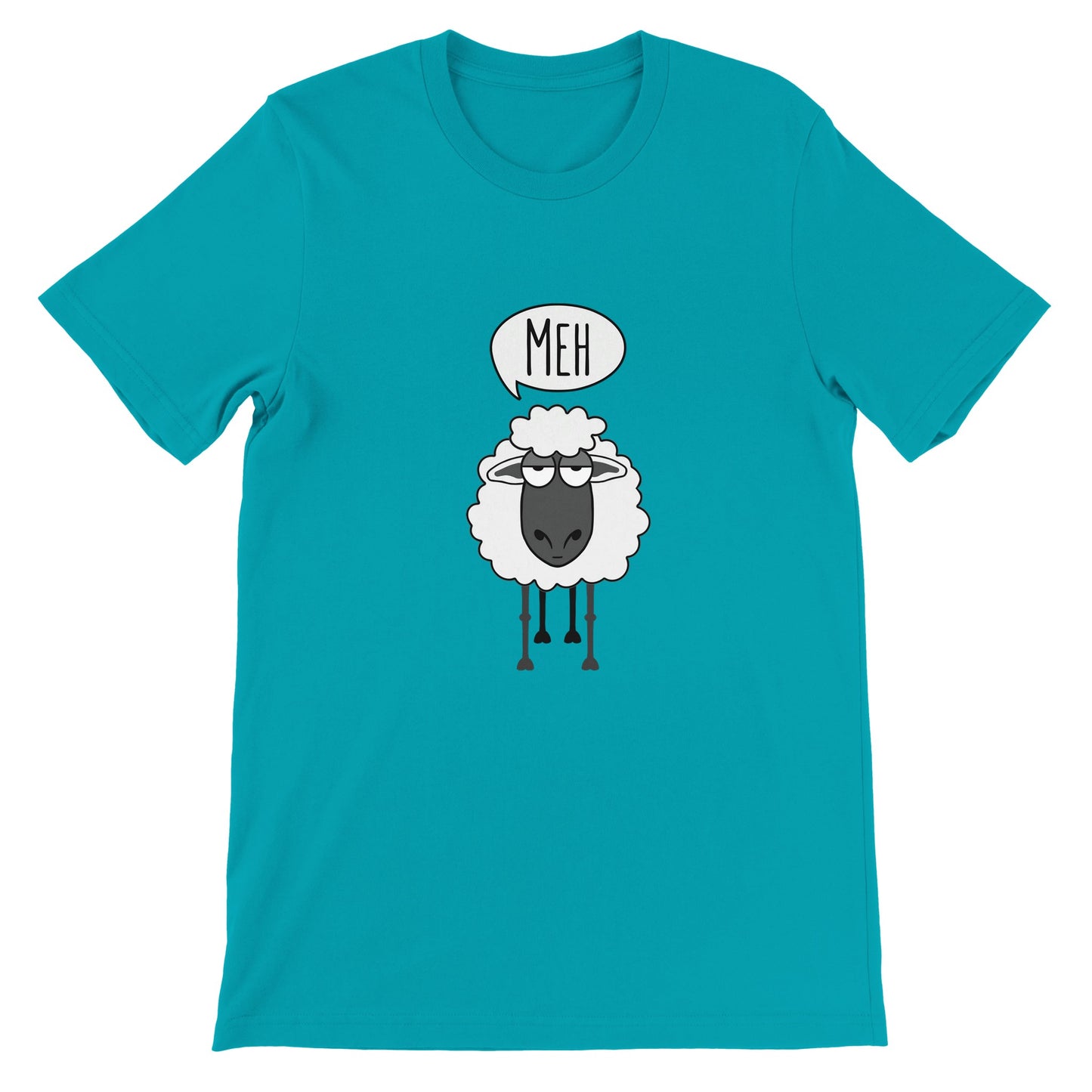 Budget Unisex Crewneck T-shirt/Sheep-Meh