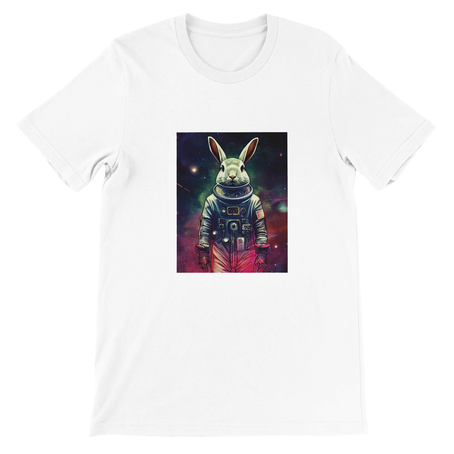 Budget Unisex Crewneck T-shirt/Rabbit-Astronaut