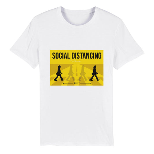 100% Organic Unisex T-shirt/Social-Distancing