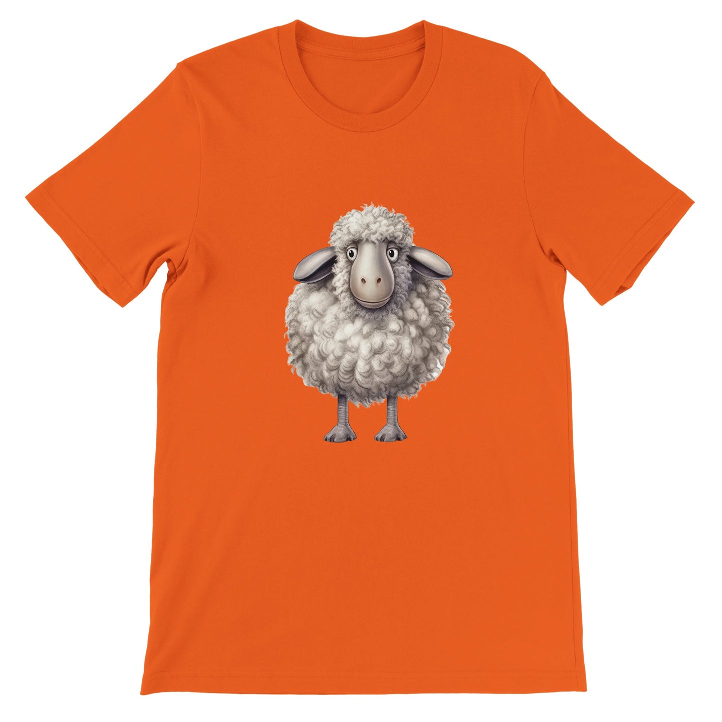 Budget Unisex Crewneck T-shirt/Sheep