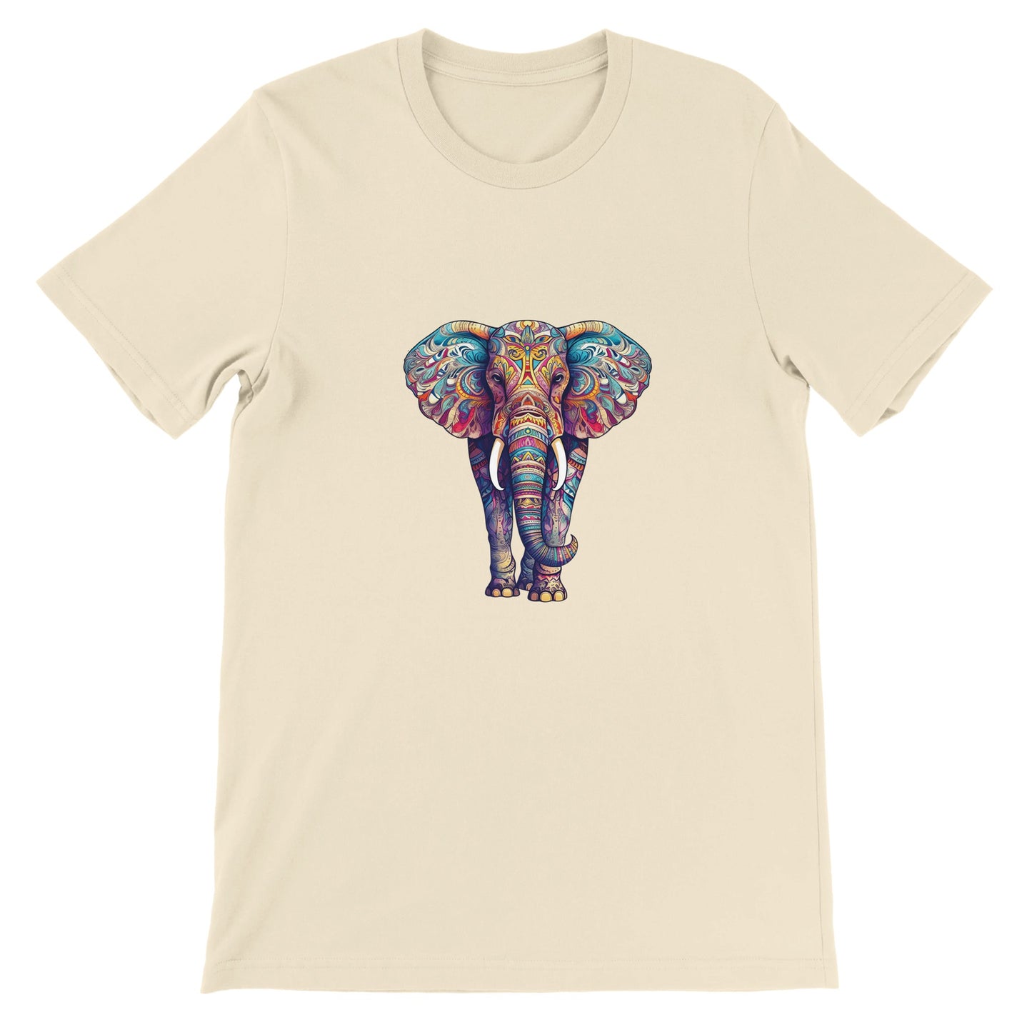 Budget Unisex Crewneck T-shirt/Elephant-Art