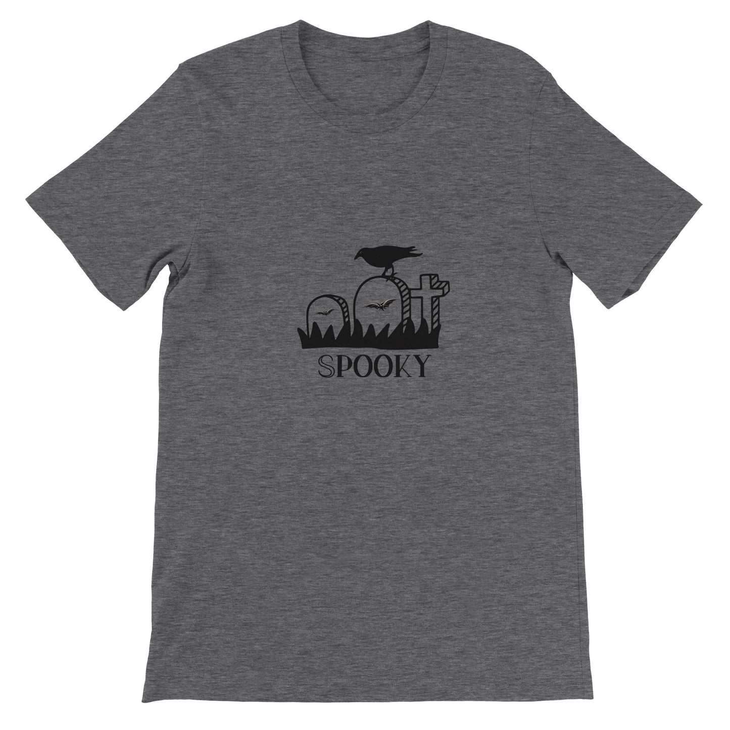 Budget Unisex Crewneck T-shirt/Spooky-Crow