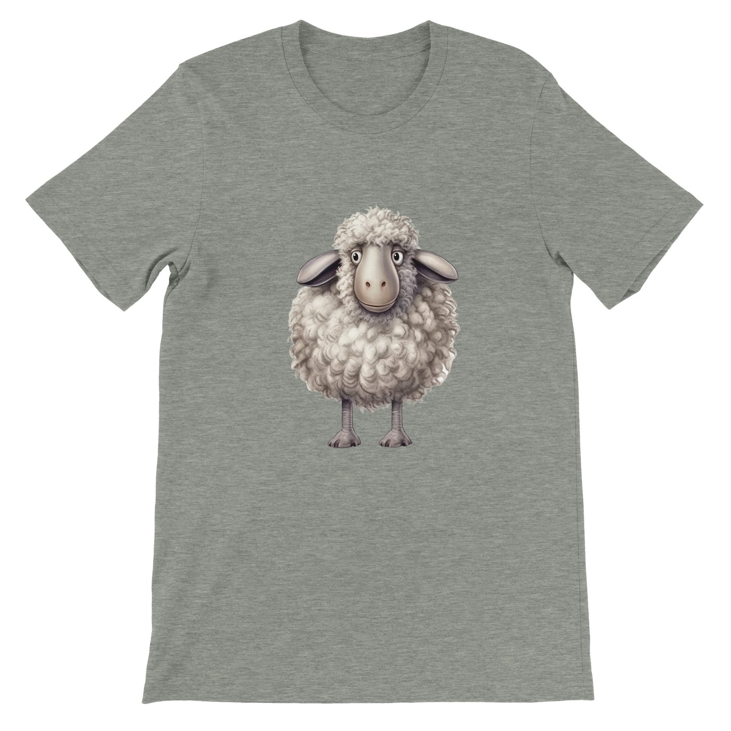 Budget Unisex Crewneck T-shirt/Sheep