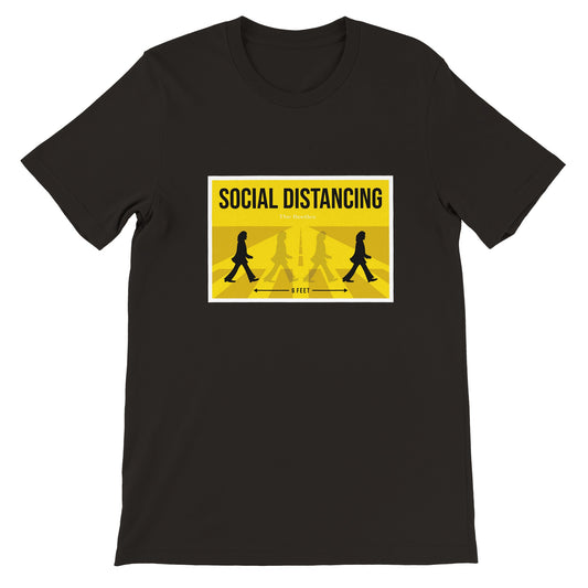 Budget Unisex Crewneck T-shirt/Social-Distancing