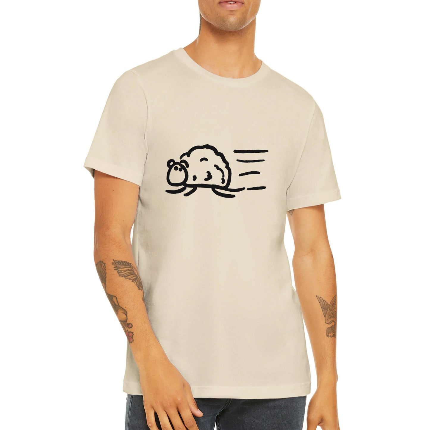 Budget Unisex Crewneck T-shirt/Sheep-Run