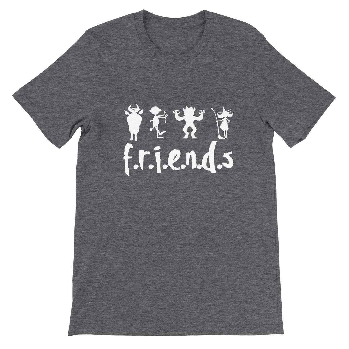 Budget Unisex Crewneck T-shirt/Friends-Halloween