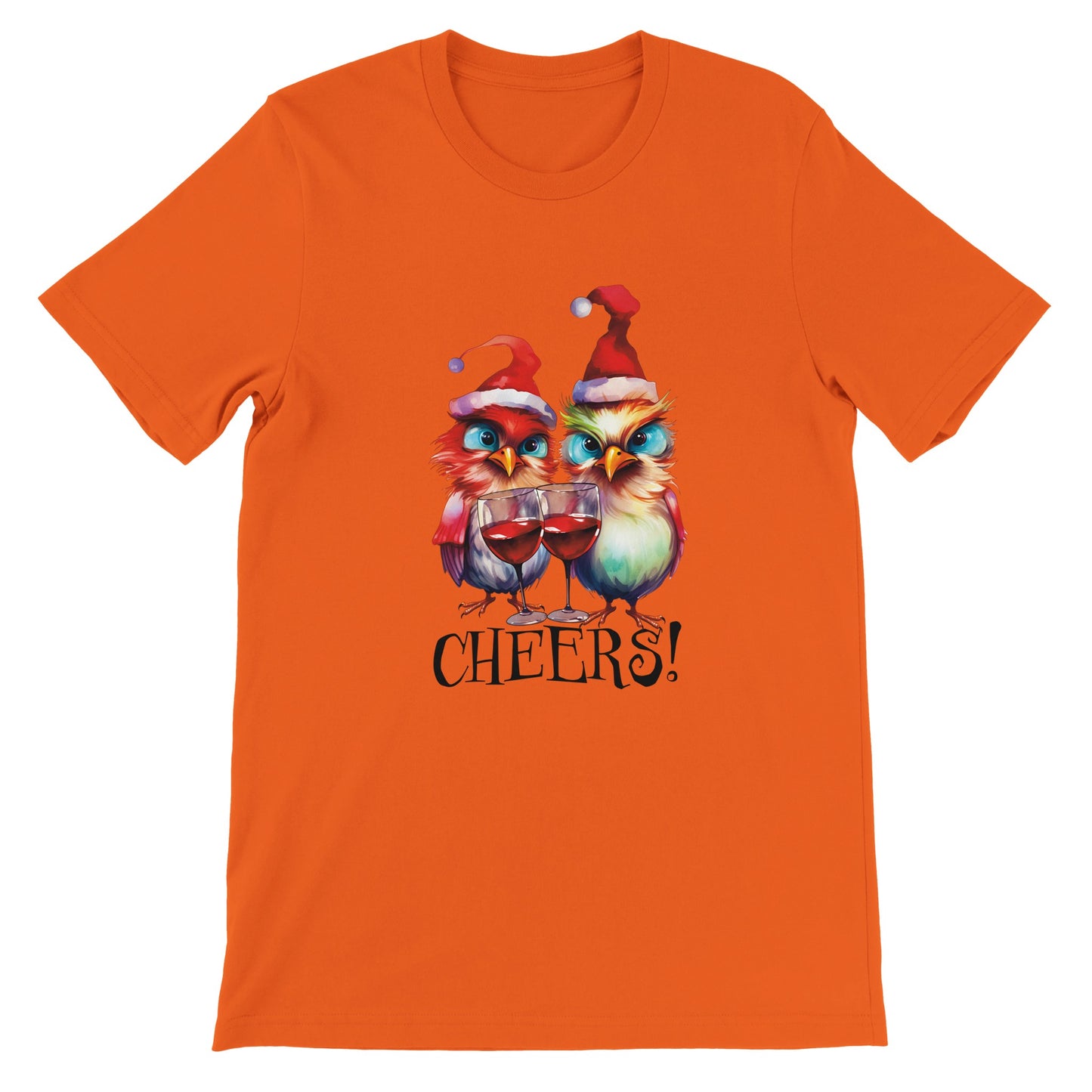 Budget Unisex Crewneck T-shirt/Angry-Birds-Cheers