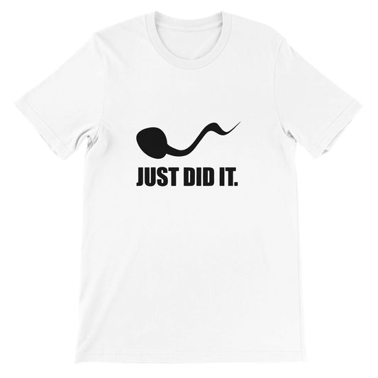 Günstiges Unisex-T-Shirt mit Rundhalsausschnitt/Just-Did-It