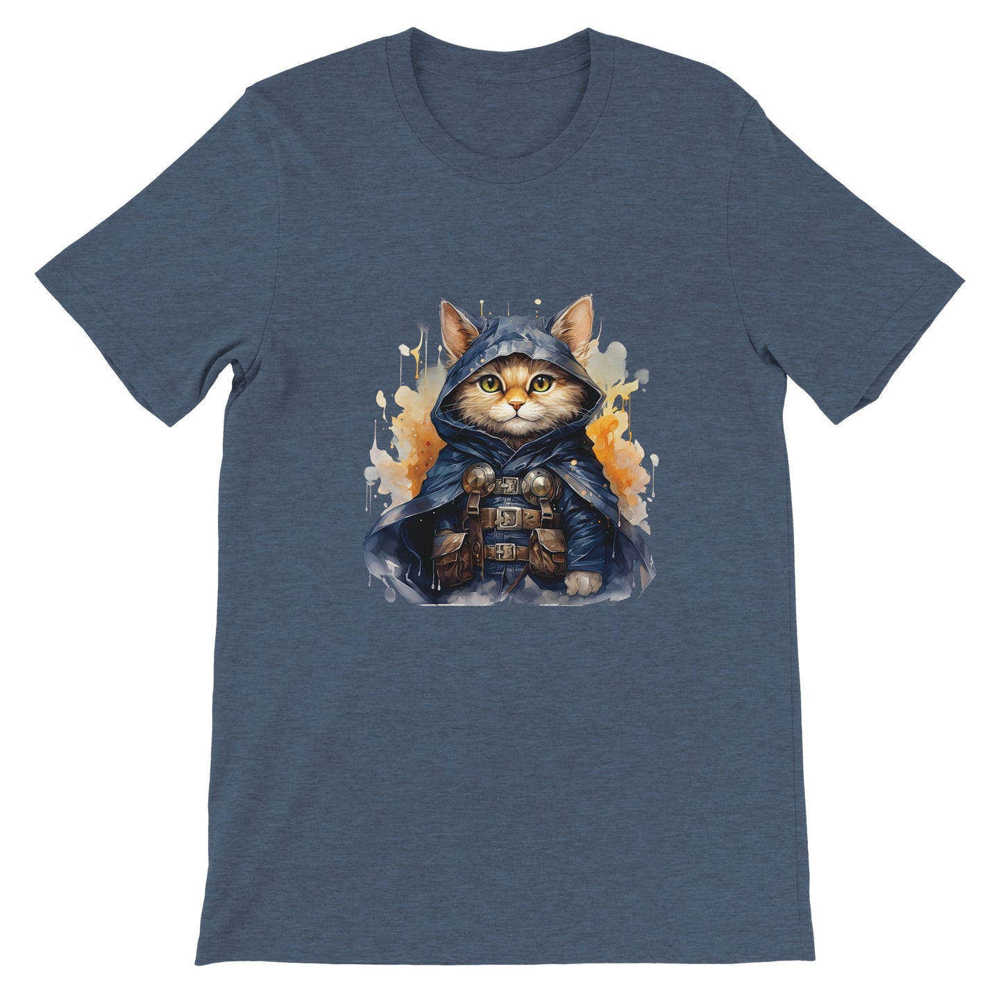 Budget Unisex Crewneck T-shirt/Cat-Crusader