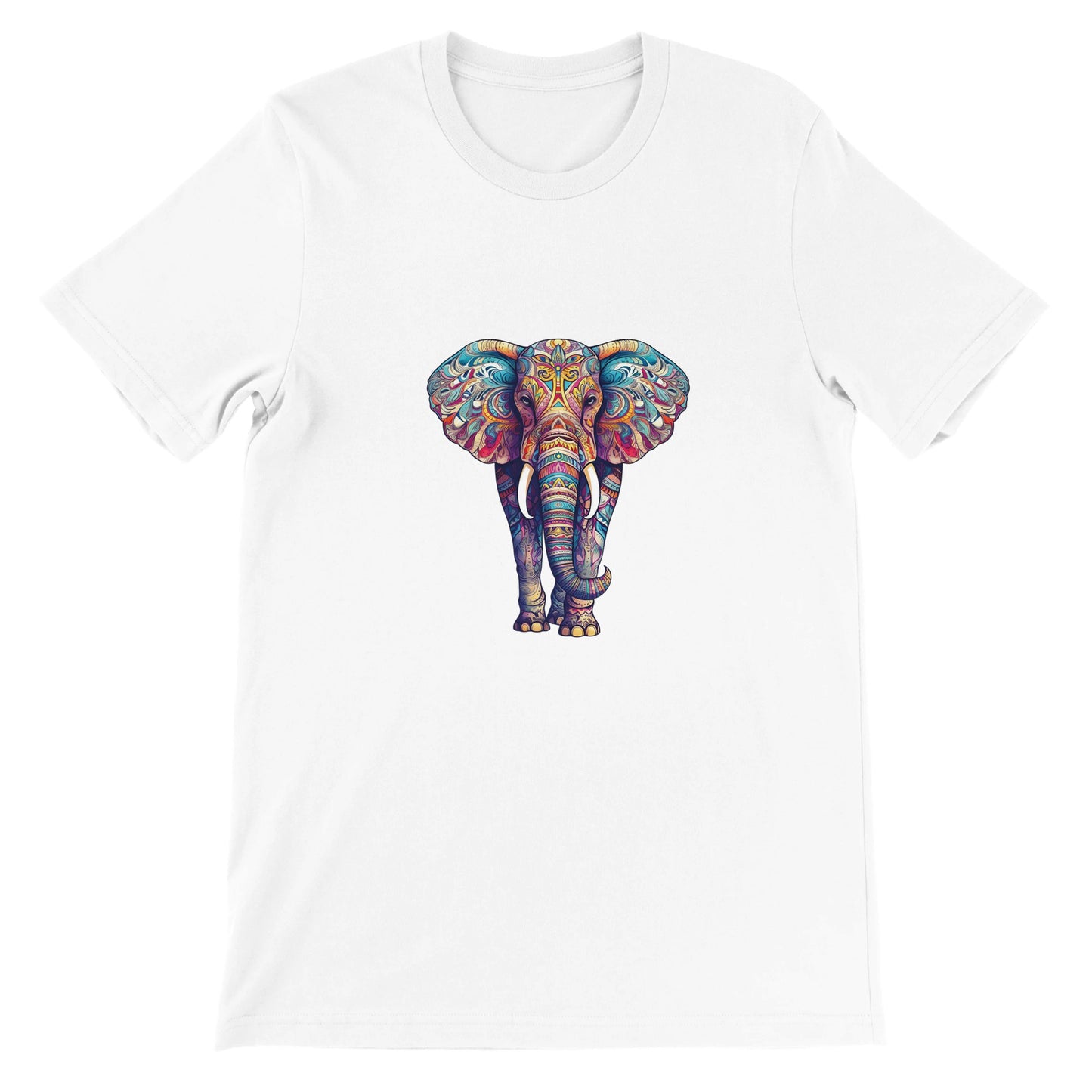 Budget Unisex Crewneck T-shirt/Elephant-Art