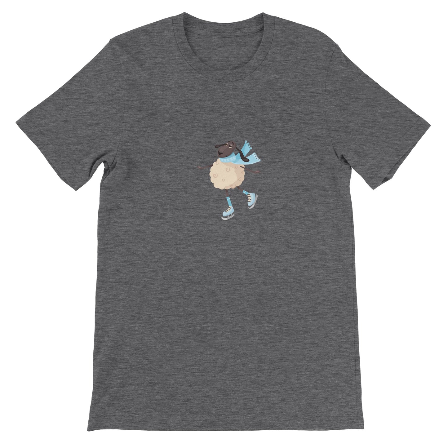 Budget Unisex Crewneck T-shirt/Sheep-Skating