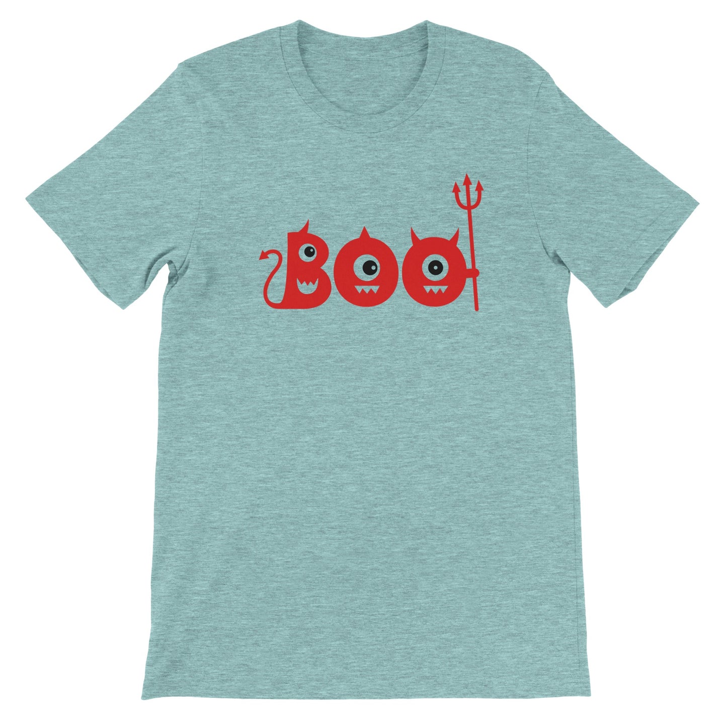 Budget Unisex Crewneck T-shirt/Boo-Halloween