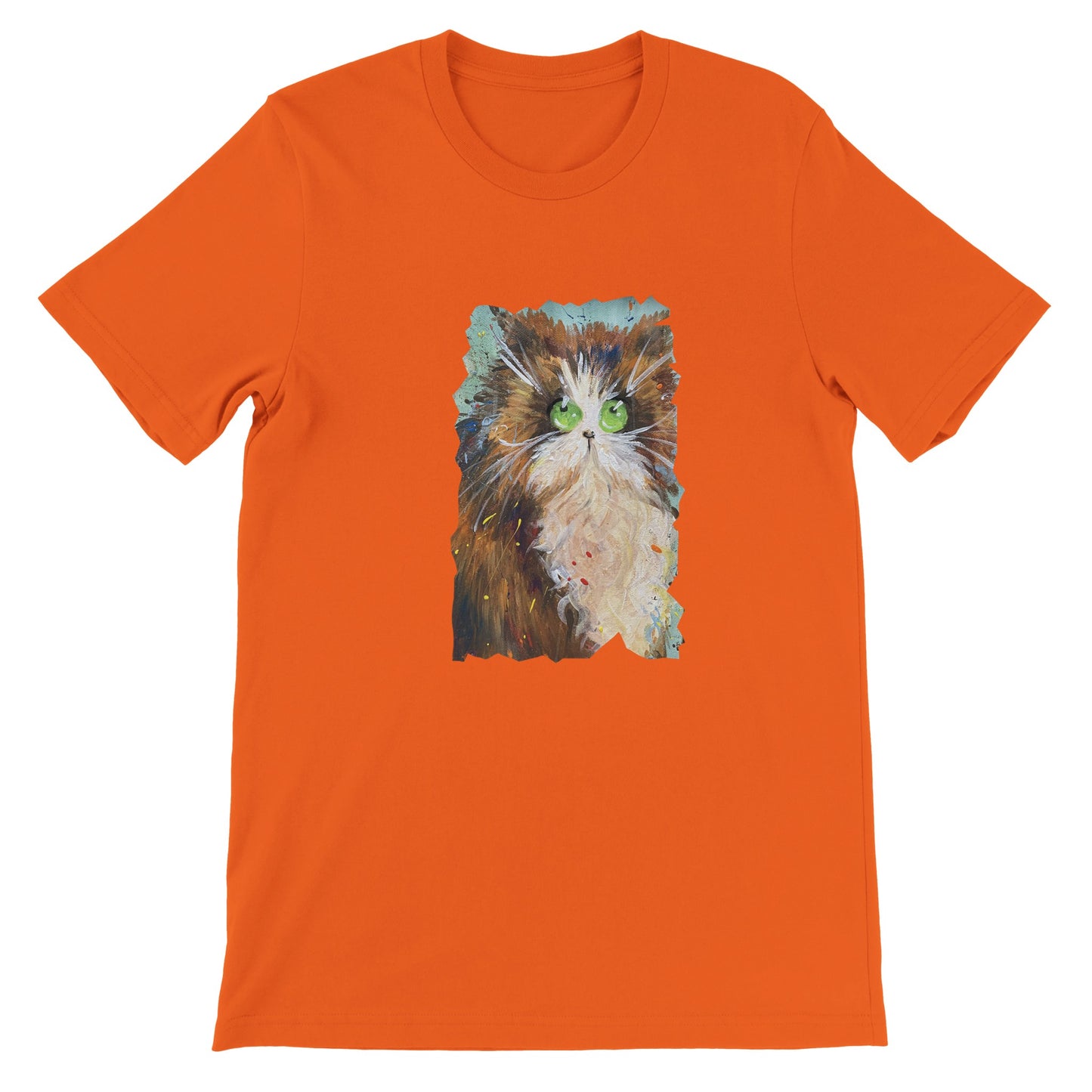 Budget Unisex Crewneck T-shirt/Cute-Cat