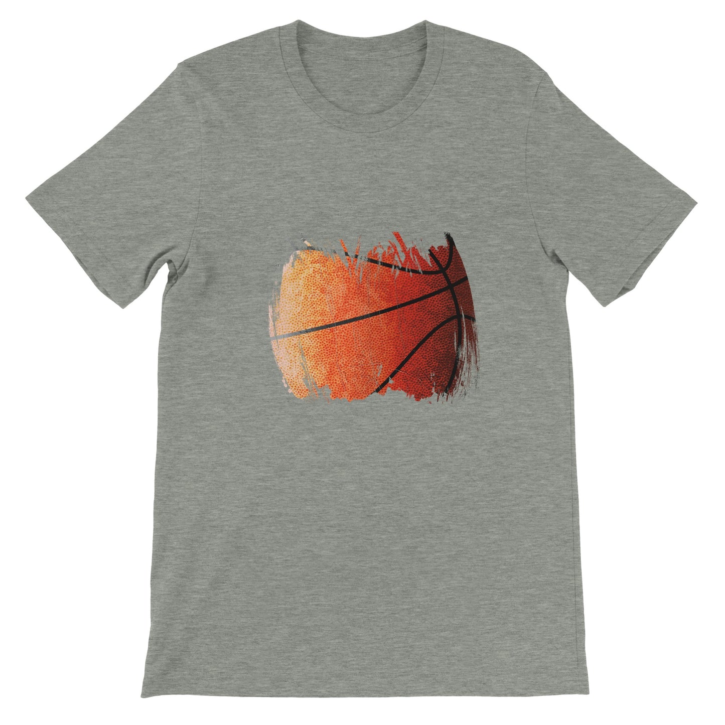 Budget Unisex Crewneck T-shirt/Basketball-Vintage