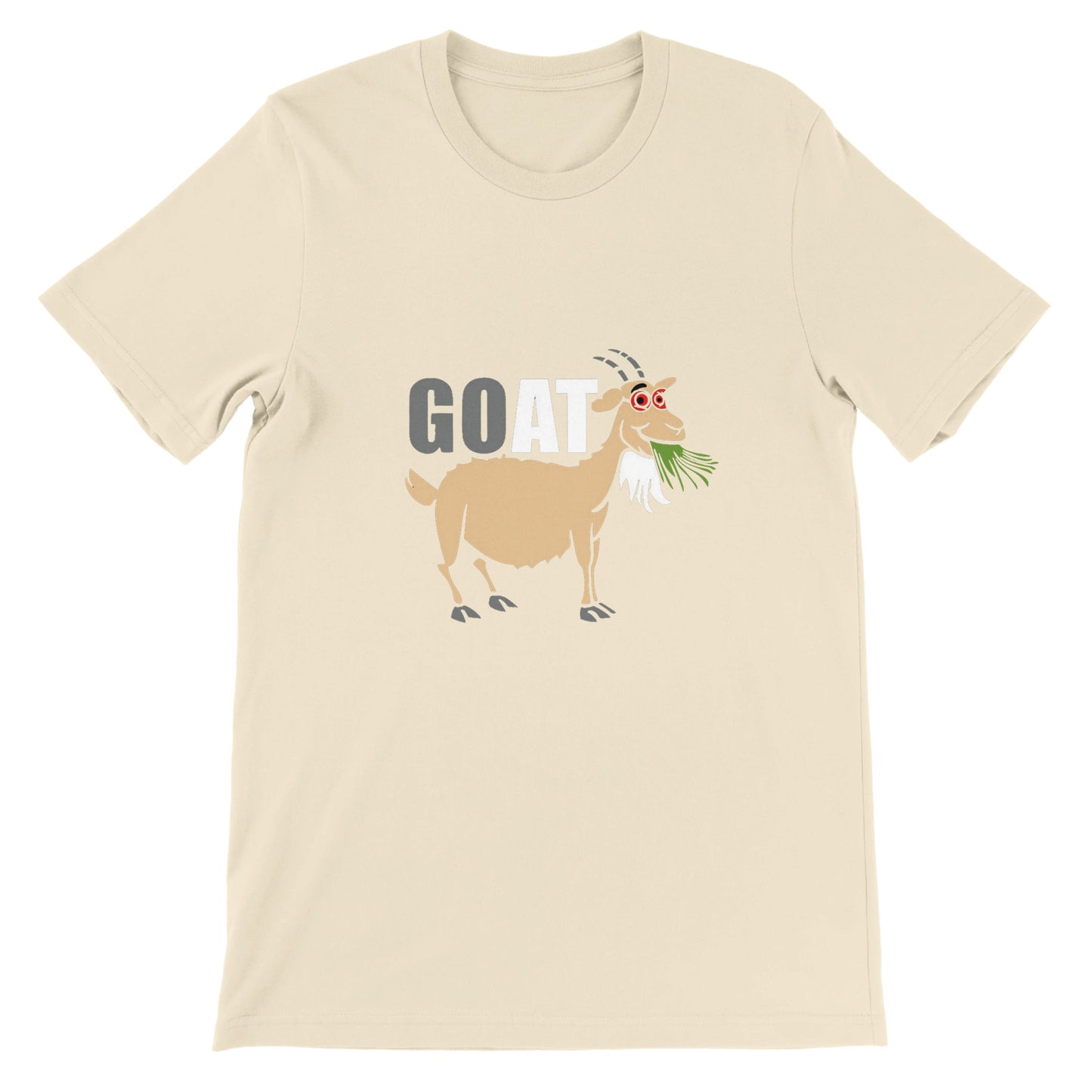 Budget Unisex Crewneck T-shirt/Goat-Grass