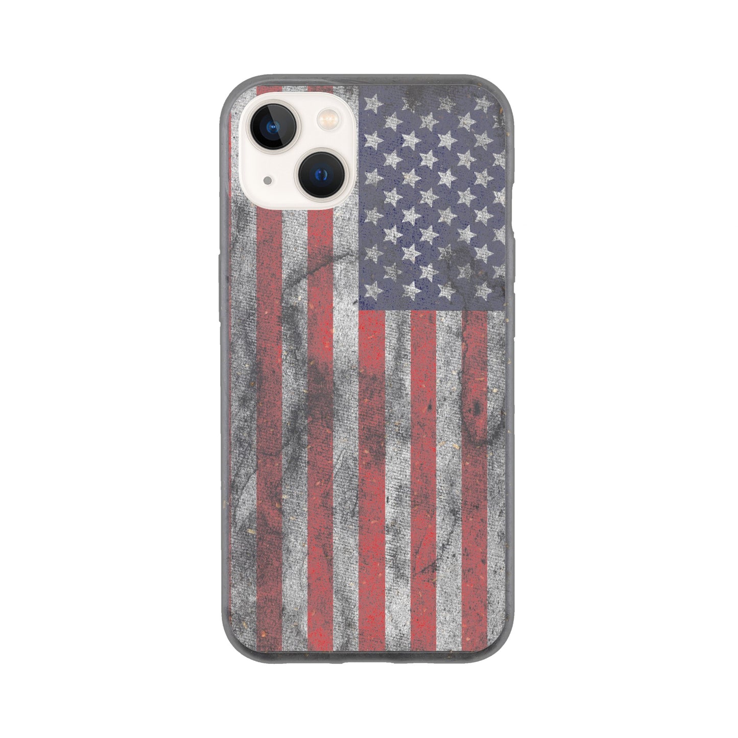 I-Phone Bio case/US-Vintage-Flag