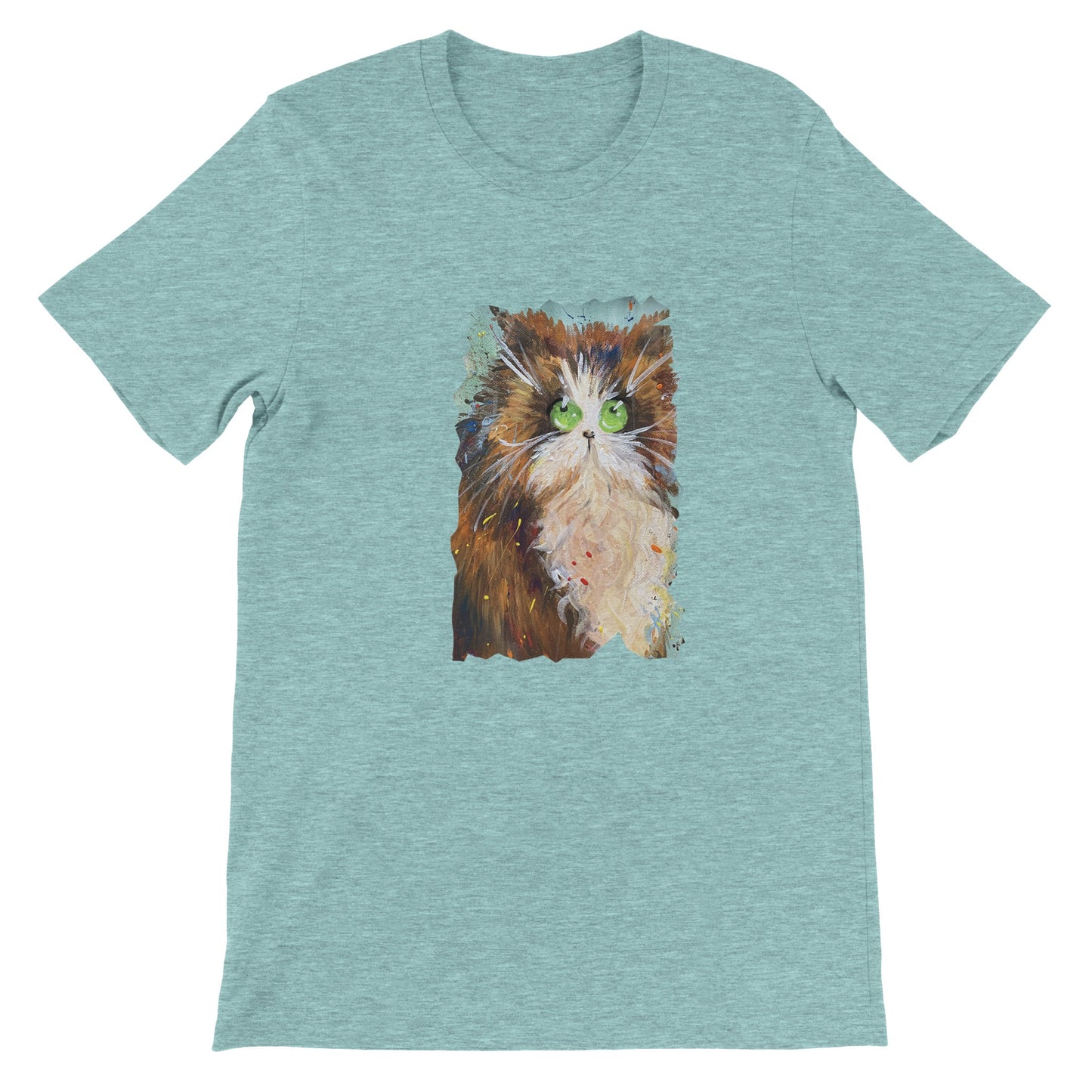 Budget Unisex Crewneck T-shirt/Cute-Cat