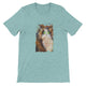 Budget Unisex Crewneck T-shirt/Cute-Cat - Enet Images