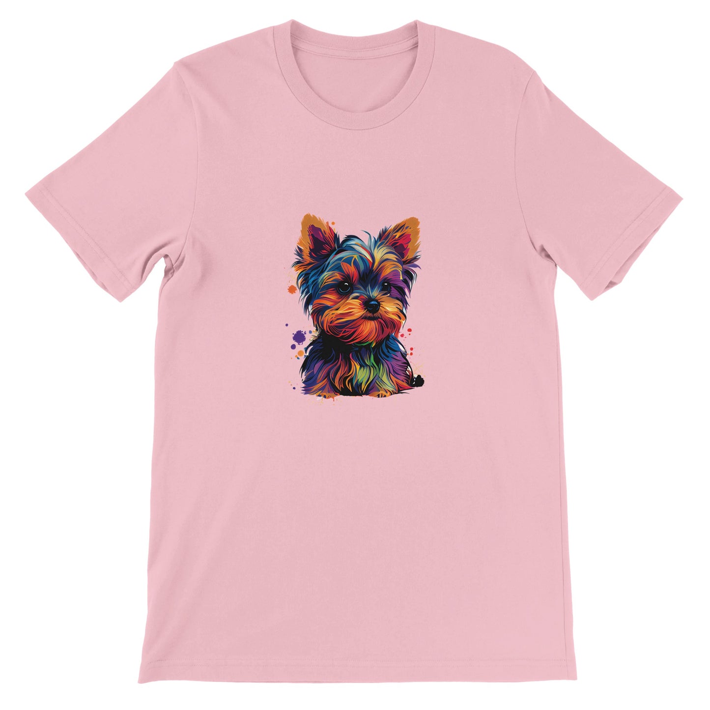 Budget Unisex Crewneck T-Shirt/Yorkie-Bunt